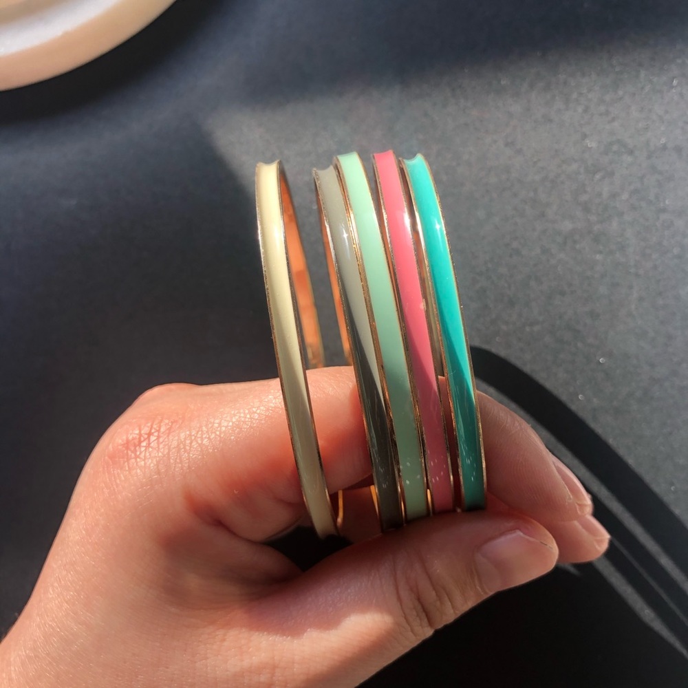 💰$5 WHEN BUNDLE💰5-PIECE SET COLORFUL BANGLE